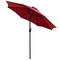Flash Furniture Faux Teak 30 x 48 Patio Table-Red Umbrella & Base XU-DG-UH3048-UB19BRD-GG - alternate 5